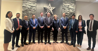 सूचना प्रविधिका क्षेत्रमा लगानी गर्न अमेरिकी व्यवसायीलाई अर्थमन्त्री पौडेलको आग्रह