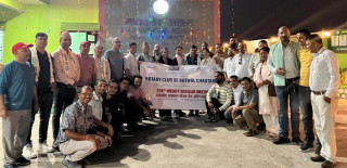 रोटरी बुटवल चौतारीको नियमित बैठकमा मानव सेवामा आश्रितलाई भोजन