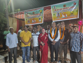 सिद्धार्थनगरका मेयर खाँले गरे छठ पूजा