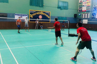 ब्याडमिन्टन प्रतियोगितामा नेपाल र ढुंगानाको जोडी प्रथम