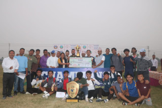 सियारी अध्यक्ष कप फुटबल प्रतियोगिताको उपाधी नव दुर्गालाई