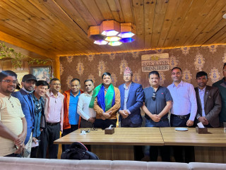 डेबिस कपमा भाग लिन बहराईन जान लागेका ज्ञवालीलाई बिदाई