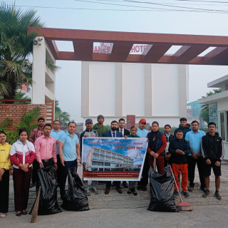 एसियन बुद्ध होटल : सरसफाई कार्यक्रमलाई निरन्तरता दिदै