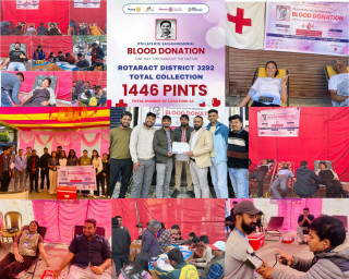 रोट्रयाक्टर स्व. सचिन कुमार श्रेष्ठको सम्झनामा देशैभर रक्तदान