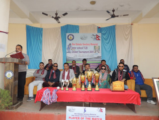 स्व.शेरबहादुर सेन्चुरी स्मृति क्रिकेट सुरु, उद्घाटन खेलमा न्यू मुन विजयी