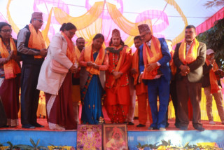 तिलोत्तमाको बेवरामा श्रीमदभागवत एवं श्रृंगारिक महाआरती सुरु