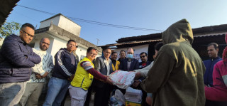 लायन्स बुटवल स्टार्सद्वारा खाद्यान्न वितरण