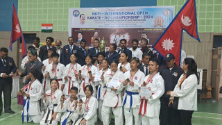 भारतमा सम्पन्न अन्तर्राष्ट्रिय खुल्ला कराते च्याम्पियनसीपको उपाधि नेपाललाई