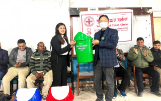 युवा रेडक्रस सर्कल पक्लिहवा कृषि क्याम्पसद्वारा सरसफाई