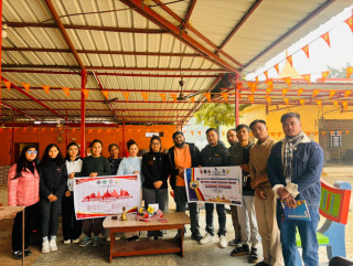 लियो सिद्धार्थनगर बोहिमियन्सद्वारा मन्दिरमा सरसफाई