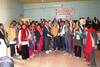 सियारीमा पाँचौं राष्ट्रपति रनिङ्ग शिल्ड प्रतियोगिताको उपाधि मैनहियालाई