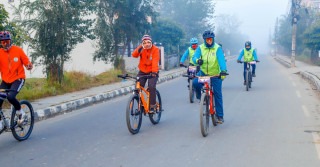 लायन्स सिद्धार्थनगर प्रोग्रेसिभद्वारा ‘लायन्स साईकल र्‍याली’
