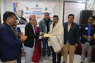 पत्रकार पौडेल लायन्स सामाजिक पत्रकारिता पुरस्कारबाट सम्मानित