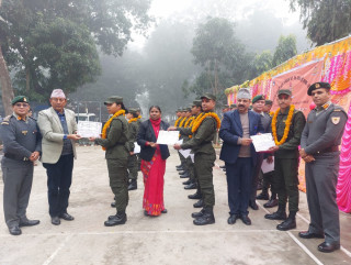 तिलोत्तमाका १५ जना नगर प्रहरी दिक्षित