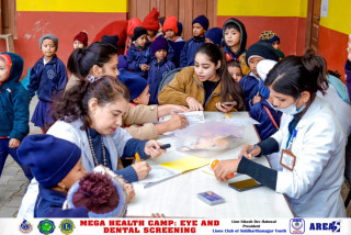 लायन्स सिद्धार्थनगर युथद्वारा बृहत स्वास्थ्य शिविर, १ हजार बढीले लिए सेवा