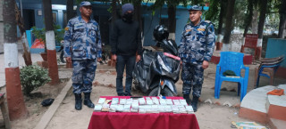 सशस्त्र प्रहरीद्वारा रुपन्देहीमा स्रोत नखुलेको २४ लाख रूपैयाँ बरामद