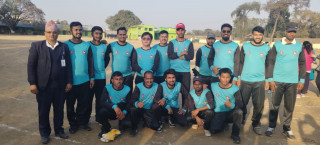 मैत्रीपूर्ण क्रिकेटको उपाधि सिद्धार्थनगरका कर्मचारीको टीमलाई