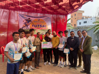 काशी नोबलद्वारा जिल्लास्तरीय फुटसल टुर्नामेन्ट