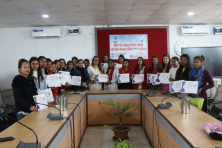 तिलोत्तमामा महिलाहरुलाई एड्भान्स ब्यूटीपार्लर तालिम