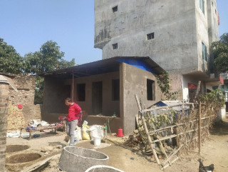 मेयर आवास कार्यक्रम : सिद्धार्थनगरका ७ परिवारलाई घर बनाइँदै