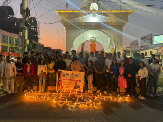 प्रकृति लम्सालको सम्झनामा लियो सिद्धार्थनगर युथद्वारा दीप प्रज्वलन