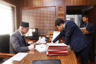 अर्थमन्त्री पौडेल पुनः नियमित काममा