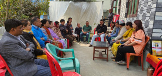 प्रकृतिको परिवारलाई भेट्न पुगे महेश बस्नेत, न्यायका लागि पहल गर्ने प्रतिवद्धता