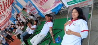 अन्तर्राष्ट्रिय नारी दिवसको अवसरमा रक्तदान