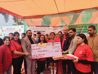 महिला दौड प्रतियोगितामा प्रकृति र कल्पना प्रथम