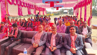 दुर्गा मोडेल एकेडेमीमा शुभकामना आदानप्रदान तथा बिदाई