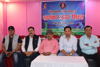 भैरहवामा ‘स्वर्णकार सुपर सिक्स’ क्रिकेट हुँदै