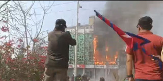 तीनकुनेमा प्रहरीले गर्यो  हवाई फायर