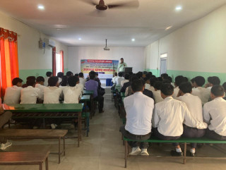 शान्ति समाज रुपन्देहीद्वारा युवा विद्यार्थीसँग जलवायु सम्वाद कार्यक्रम