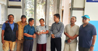 नयाँगाउँ रानीगाउँ समाजद्वारा नगद सहयोग हस्तान्तरण