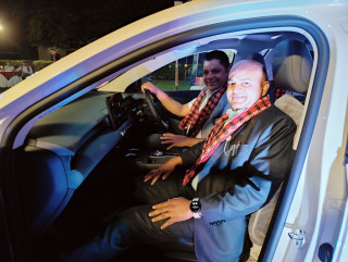 भैरहवामा एमजी एस–५ इलेक्ट्रिक कारको विक्री सुरु