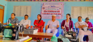 तिलोत्तमा–६ मा सेनेटरी प्याड बनाउने तालिम सुरु