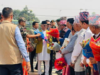 प्रधानमन्त्री ओली लुम्बिनीमा