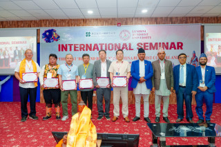 ६ बुँदे घोषणासहित लुम्बिनीमा अन्तर्राष्ट्रिय सेमिनार सम्पन्न
