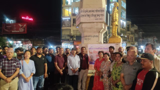 राप्रविसंद्वारा सुदीप न्यौपानेको सम्झनामा दीप प्रज्वलन