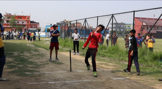 भैरहवामा रूपन्देही जिल्लास्तरीय यु–१६ क्रिकेट टीम छनोट सुरु