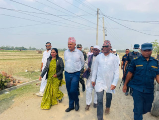 जब मुख्यमन्त्री आचार्य बाँकेको किगंरियनपुर पुगे...