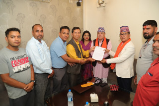 गौतमबुद्ध अन्तर्राष्ट्रिय विमानस्थल नियमित सञ्चालनको माग गर्दै लिङ्देनलाई ज्ञापनपत्र