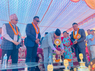 दाङमा १५ औं राष्ट्रपति रनिङ शिल्ड प्रतियोगिता सुरु