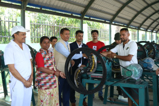 तिलोत्तमाका पशुपालक कृषकहरुलाई अनुदानमा कृषि औजार वितरण