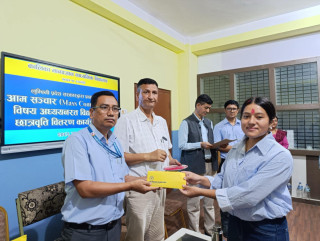 कालिकाका पत्रकारिताका विद्यार्थीहरुलाई प्रदेश सरकारको छात्रवृति