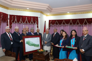 राष्ट्रपतिबाट भू-ढकान नक्सा सार्वजनिकीकरण