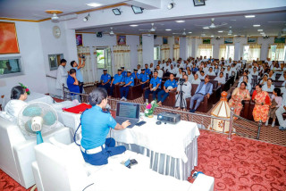 ब्रह्माकुमारी ईश्वरीय विश्व विद्यालयमा ट्राफिक सचेतना कार्यक्रम