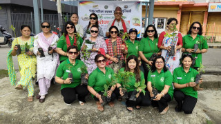 इनरव्हील क्लब अफ लुम्बिनीद्वारा वृक्षारोपण