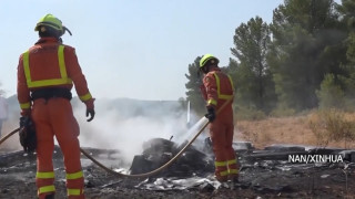 स्पेनमा विमान दुर्घटनामा २ जनाको मृत्यु