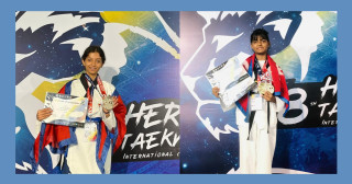 आठौं हिरोज अन्तर्राष्ट्रिय तेक्वान्दो च्याम्पियनसिपमा रियाशा र अंशिकाको सफलता